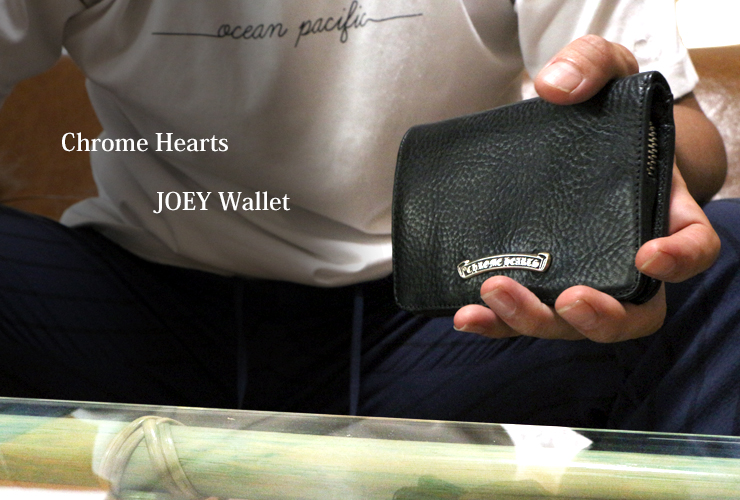 ◆新品未使用◆クロムハーツ ジョーイ ウォレット ブラック ヘビーレザー　財布